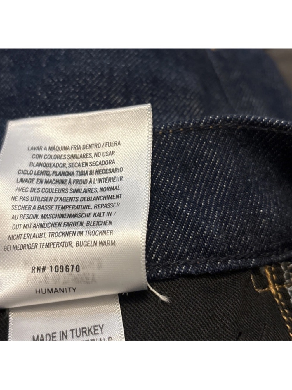 anthropologie Citizens of Humanity Women’s Mid Rise Dark Wash Denim Jeans Sz 28 - Picture 10 of 13